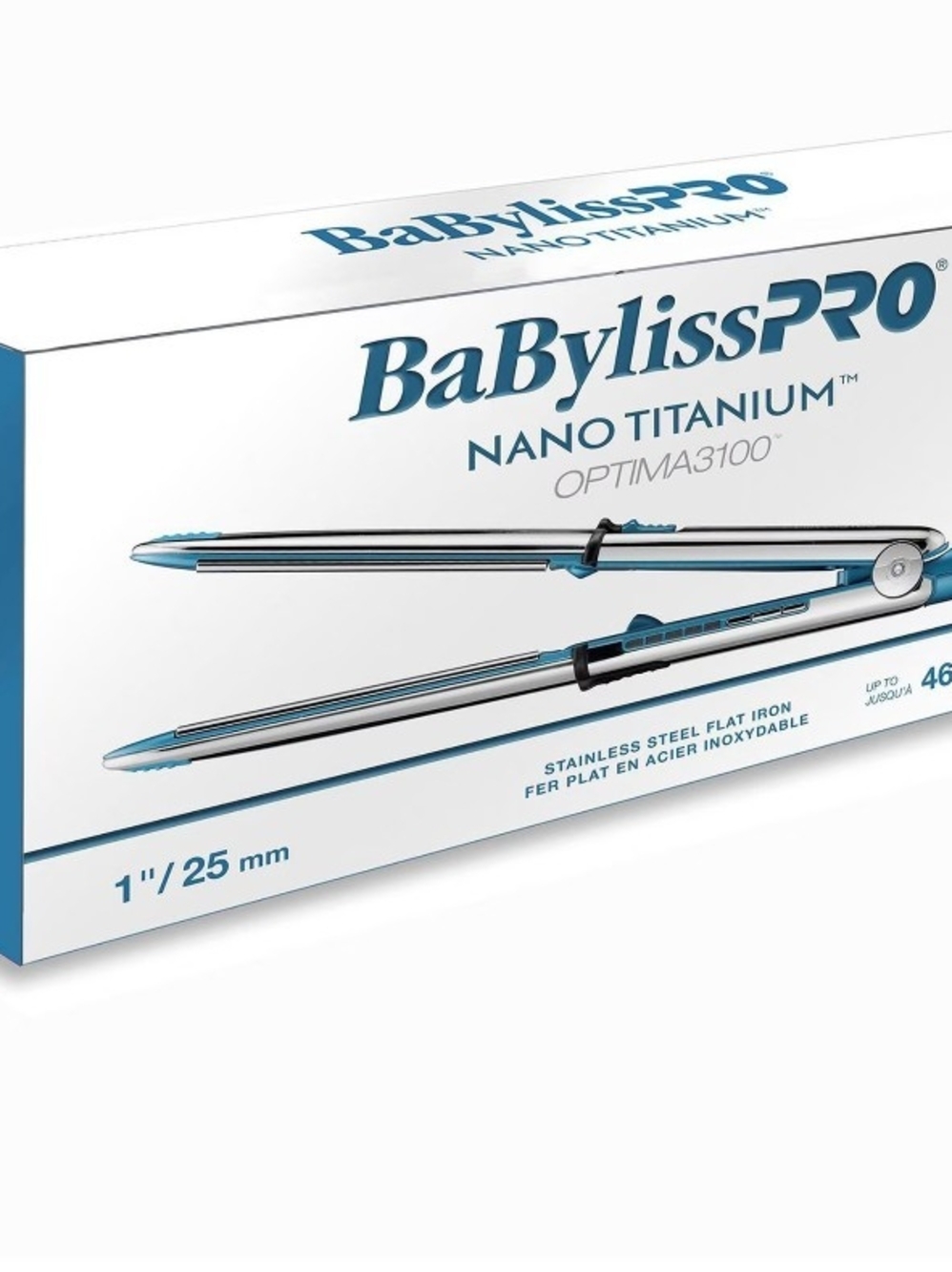 Babyliss Pro Nano Titanium Optima 3100 1" Flat Iron